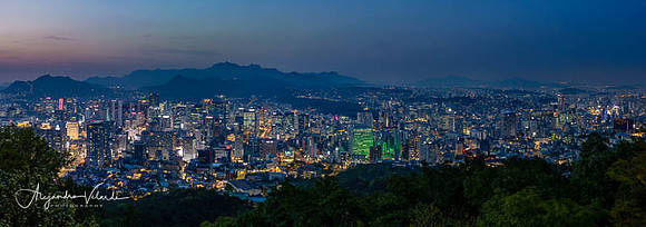 Views of Seoul from the N Tower