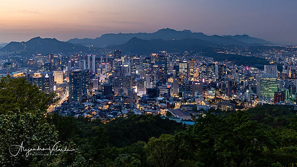 Views of Seoul from the N Tower
