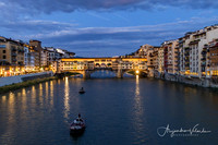 Arno River and Ponte Vecchio