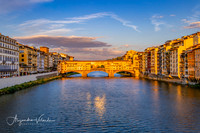 Arno River and Ponte Vecchio
