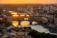 Arno River and Ponte Vecchio