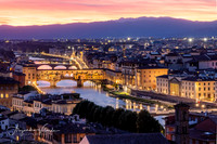 Arno River and Ponte Vecchio
