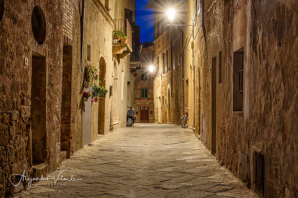 Pienza at Night