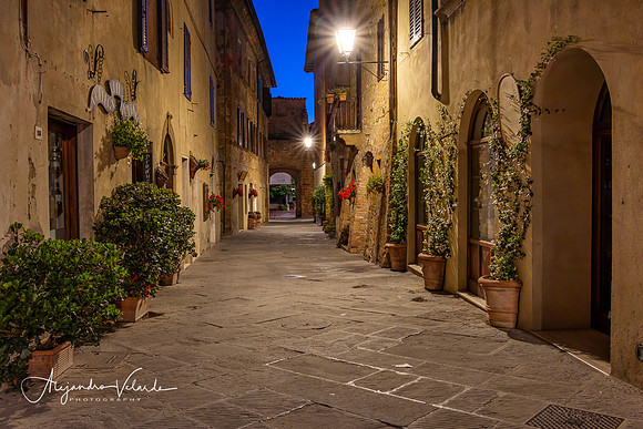 Pienza at Night