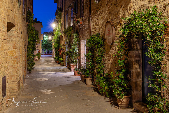 Pienza at Night