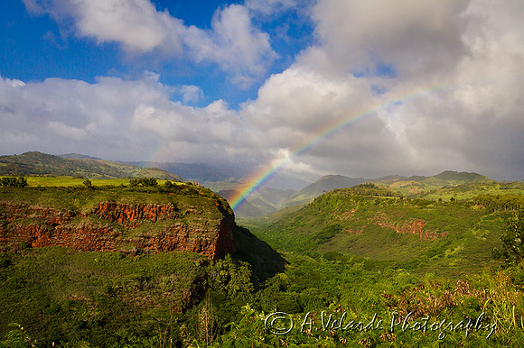 Rainbow over Waimea - Kauai