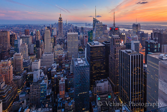 View from the top of the Rockefeller tower