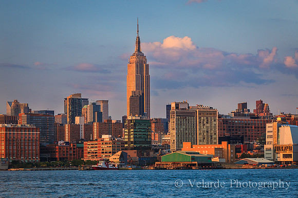 Empire State Building view from New Jersey