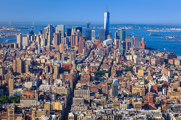 Manhattan from above - Empire State Building